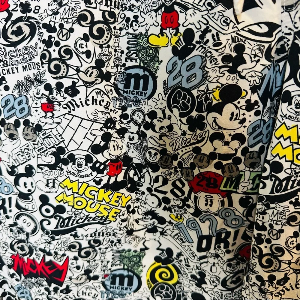 Disney Parks Official‎ Lounge Pants - Mickey Mouse Through The Years Size XL.C21 - Picture 4 of 12